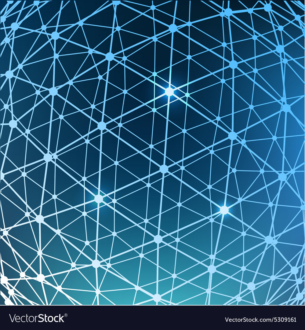 Abstract mesh polygonal background scope