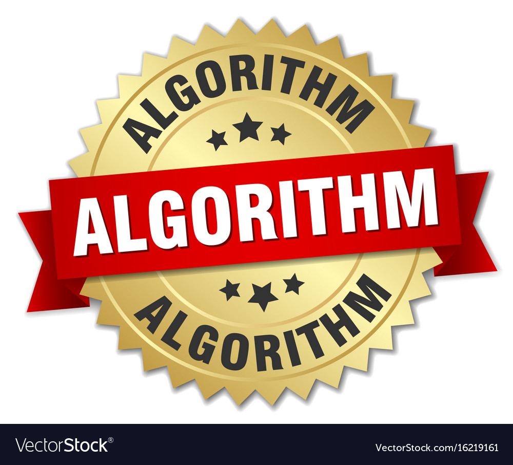 Algorithm round isolated gold badge
