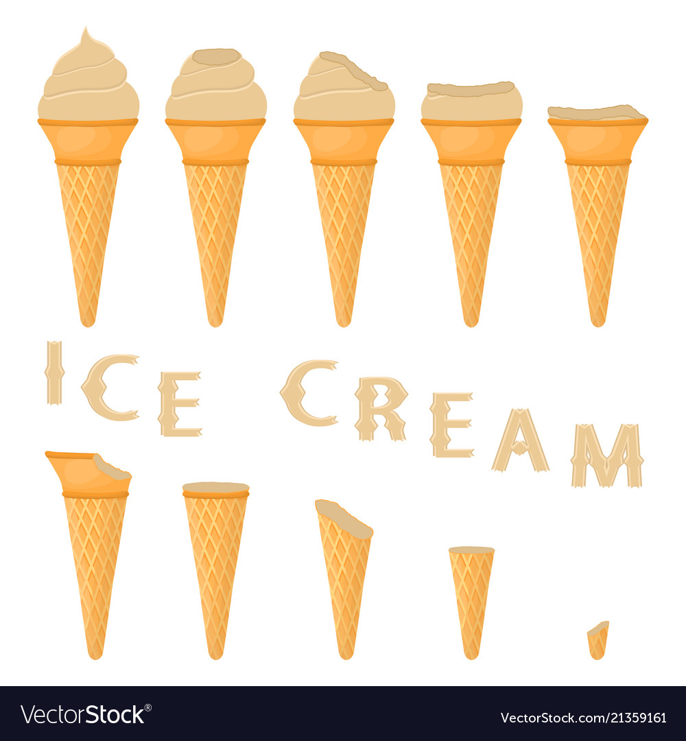 for natural ice cream royalty free vector image
