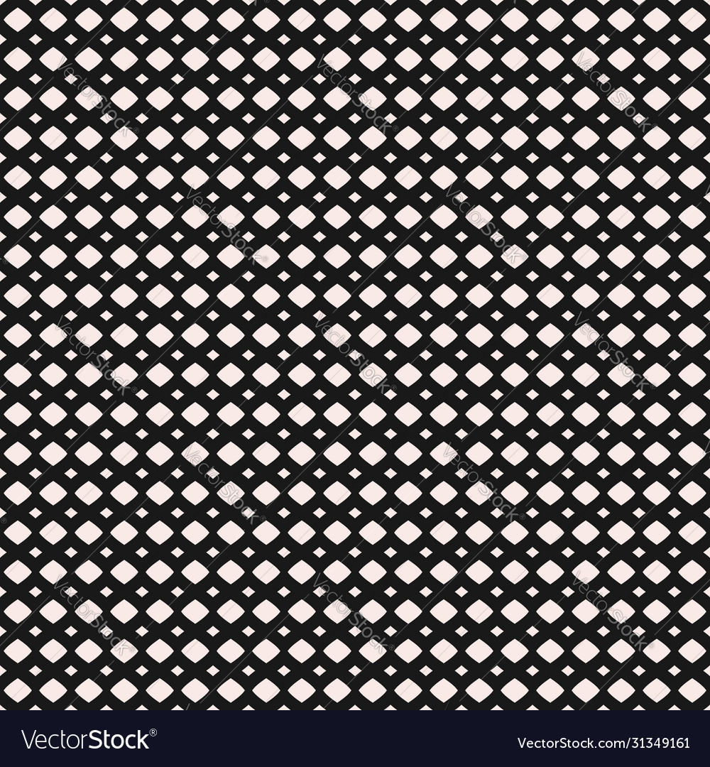Monochrome Mesh Lattice Pattern
