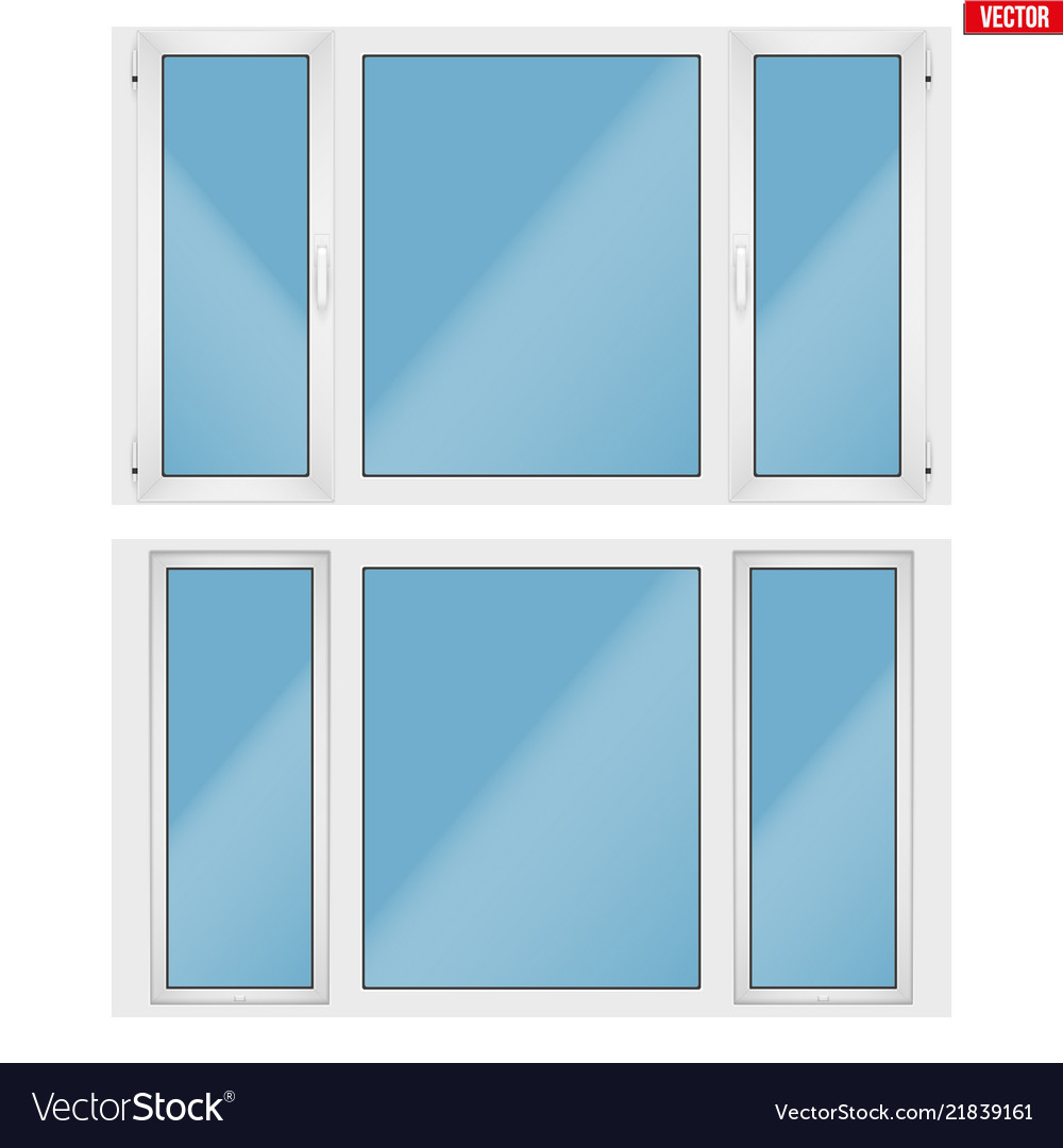 PVC Window with Three Sash
