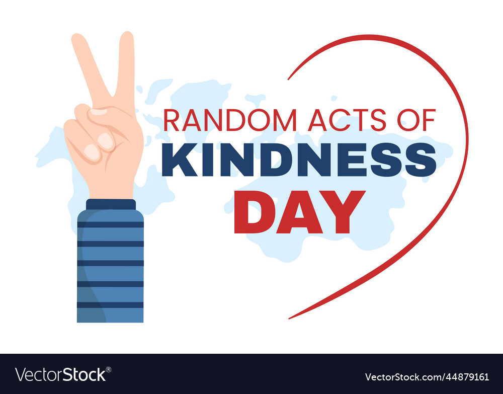 Random acts of kindness on february 17th various Vector Image