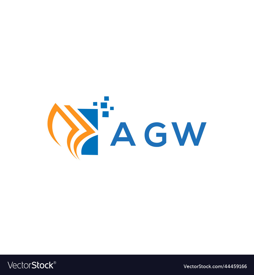AGW Credit Repair Logo - Initials & Growth