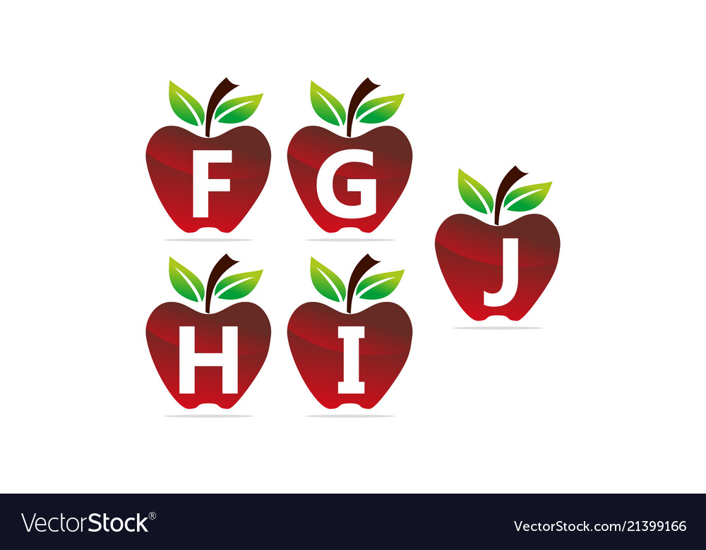 Apple initial template set