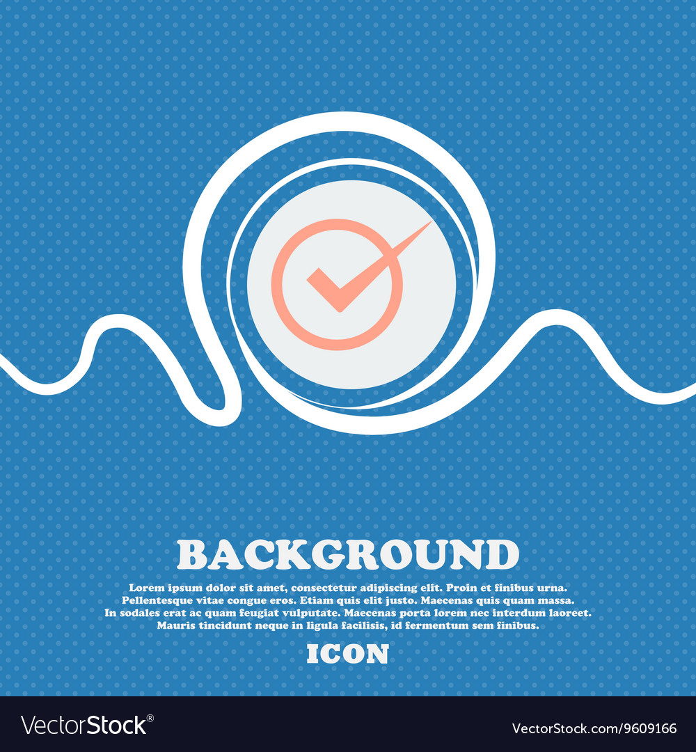 Check mark sign icon checkbox button blue