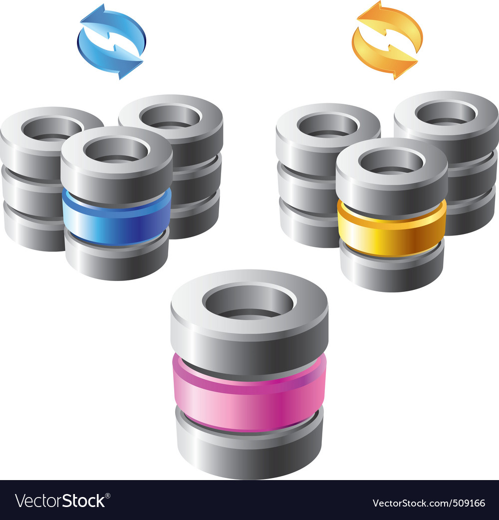 Database Icons - Network & Data