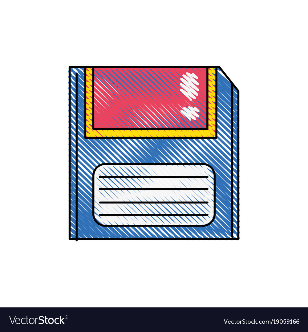 Grated retro diskette technology with data