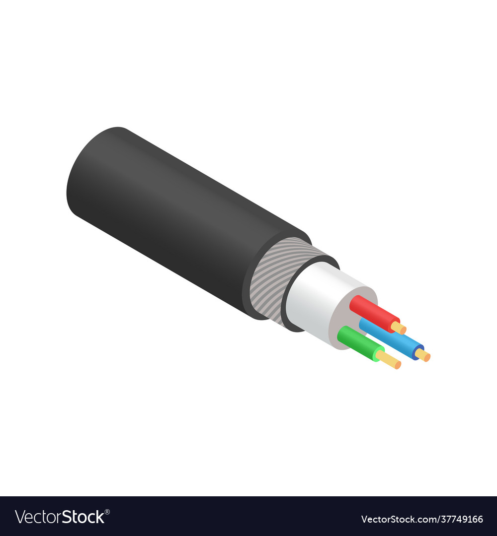 connection wire composition Royalty Free Vector