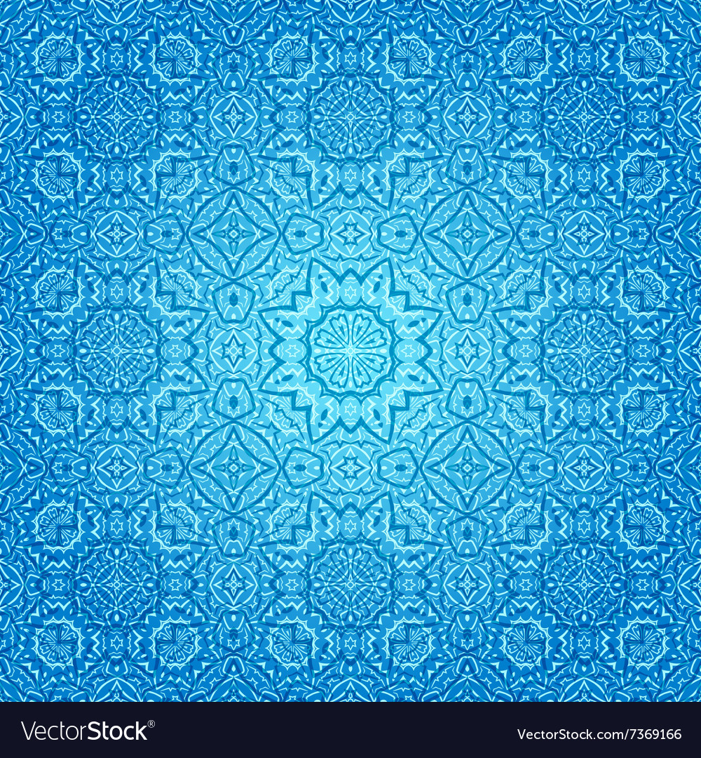 Intricate Abstract Blue Pattern
