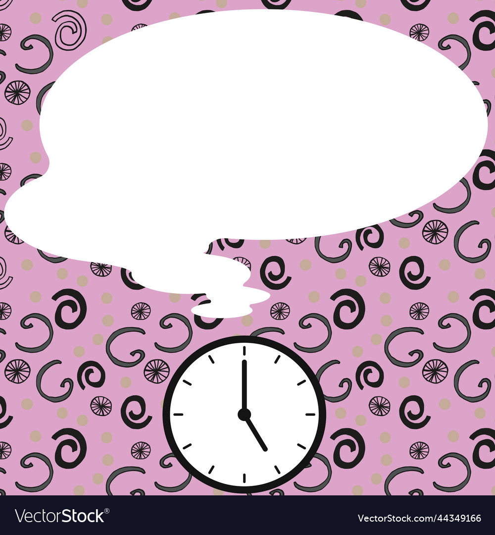 Presenter with conversation bubble showing new vector image Presenter with conversation bubble showing new
