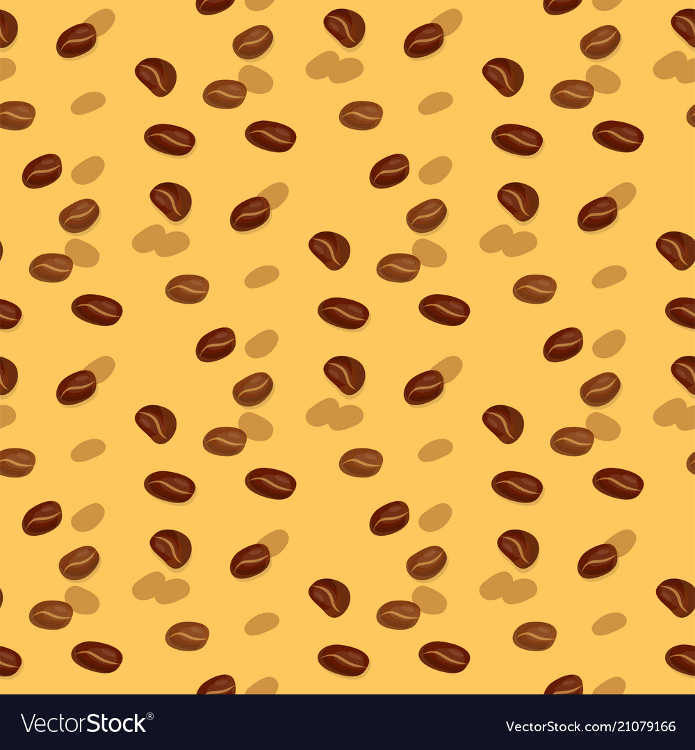 Seamless pattern with cocoa fruits texture vector image Seamless pattern with cocoa fruits texture