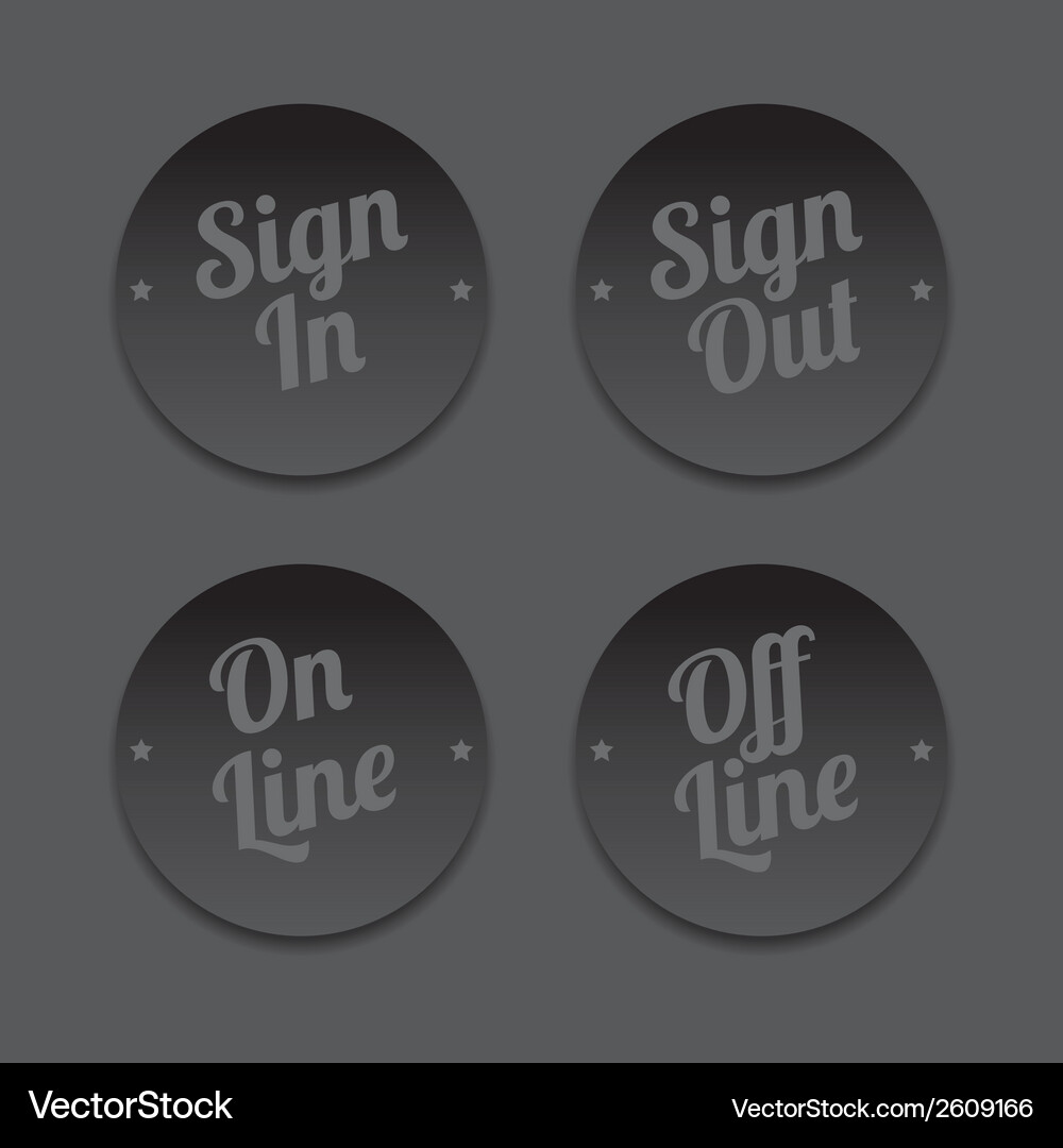 Sign up Royalty Free Vector Image - VectorStock
