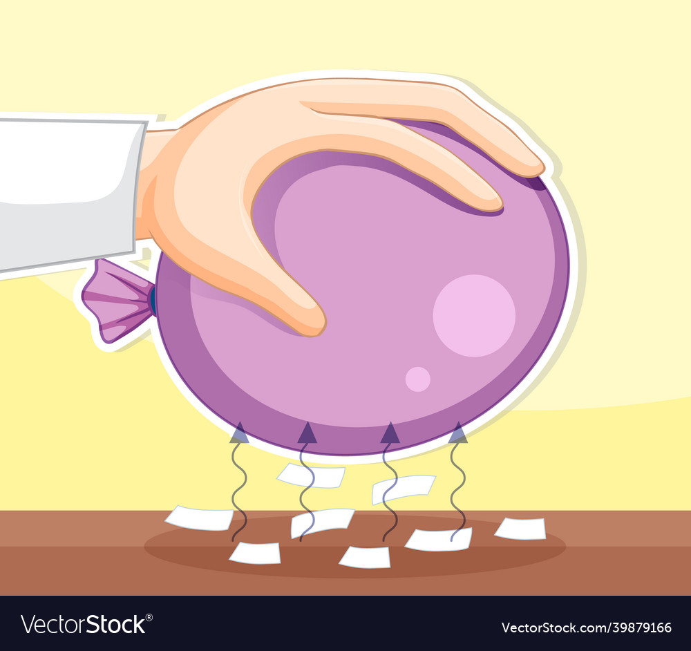 Thumbnail design with electrostatic science vector image Thumbnail design with electrostatic science