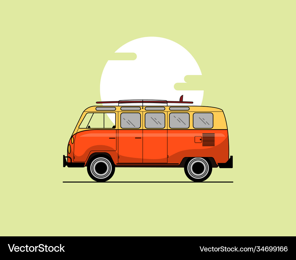 Van Royalty Free Vector Image - VectorStock