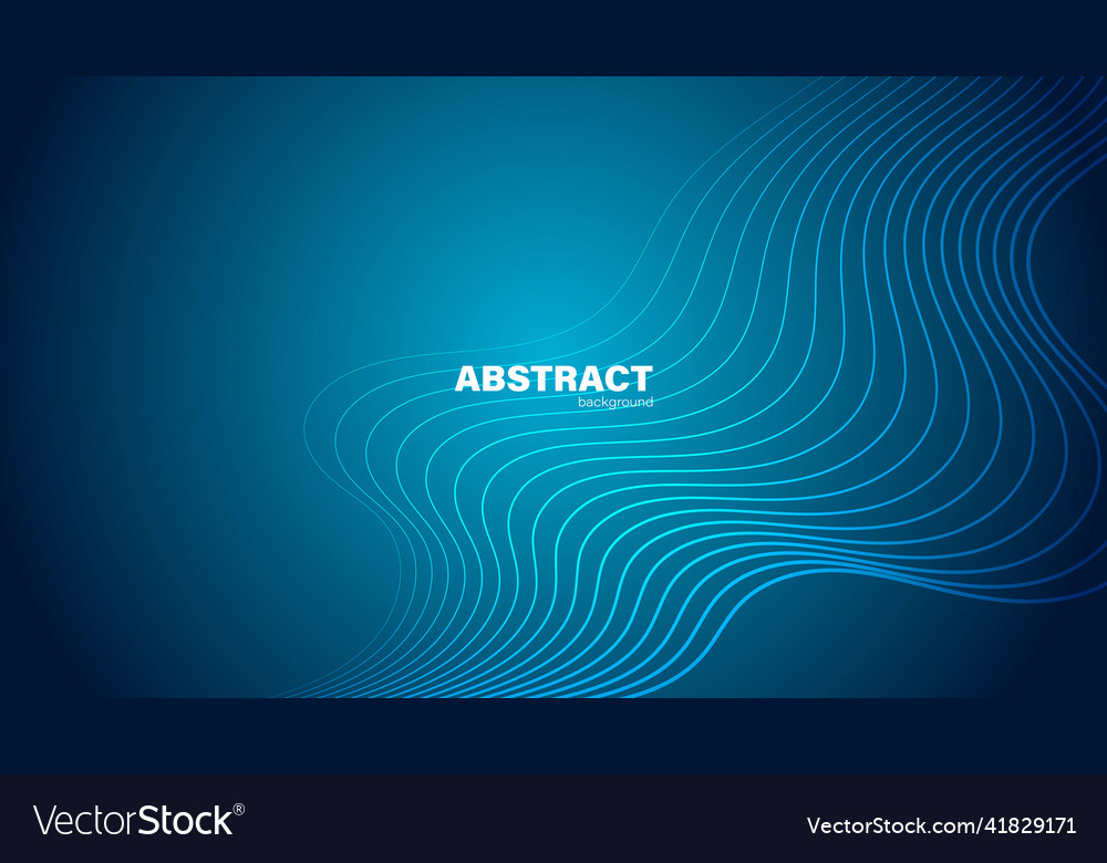 Abstract blue background and curve shape