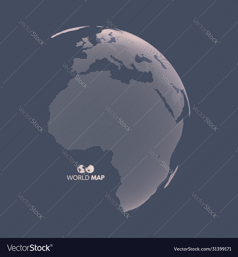 Africa and europe earth globe global business