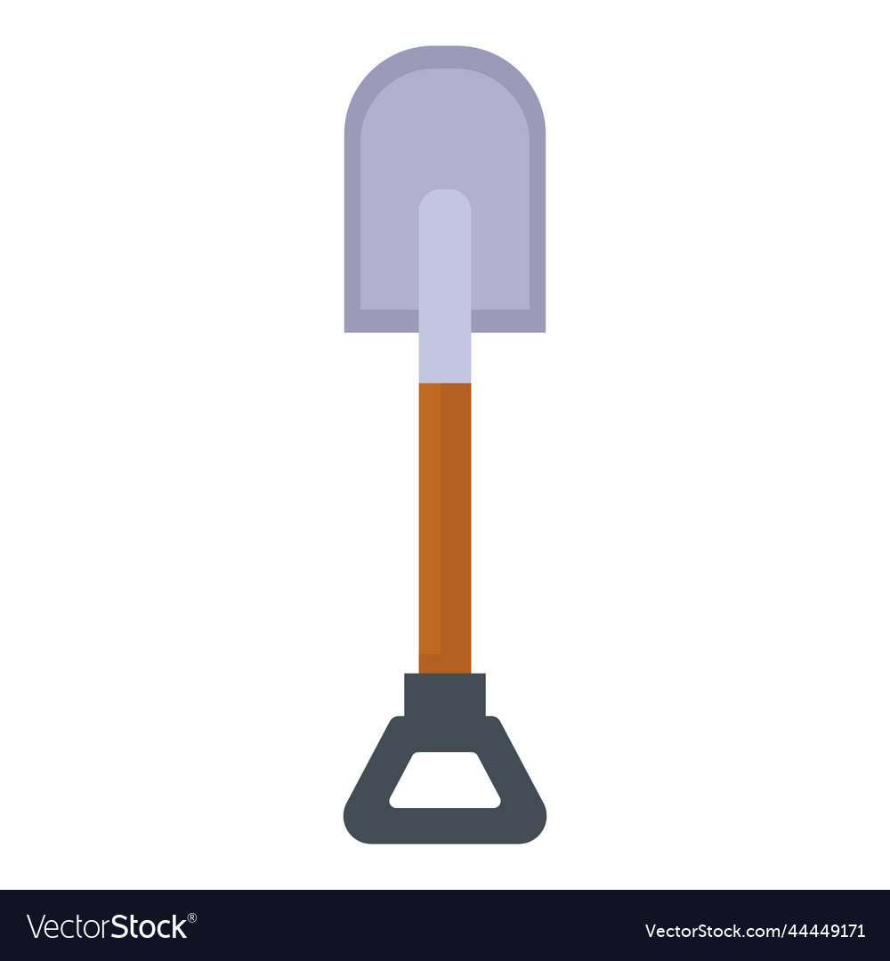 Camping shovel icon isolated white background