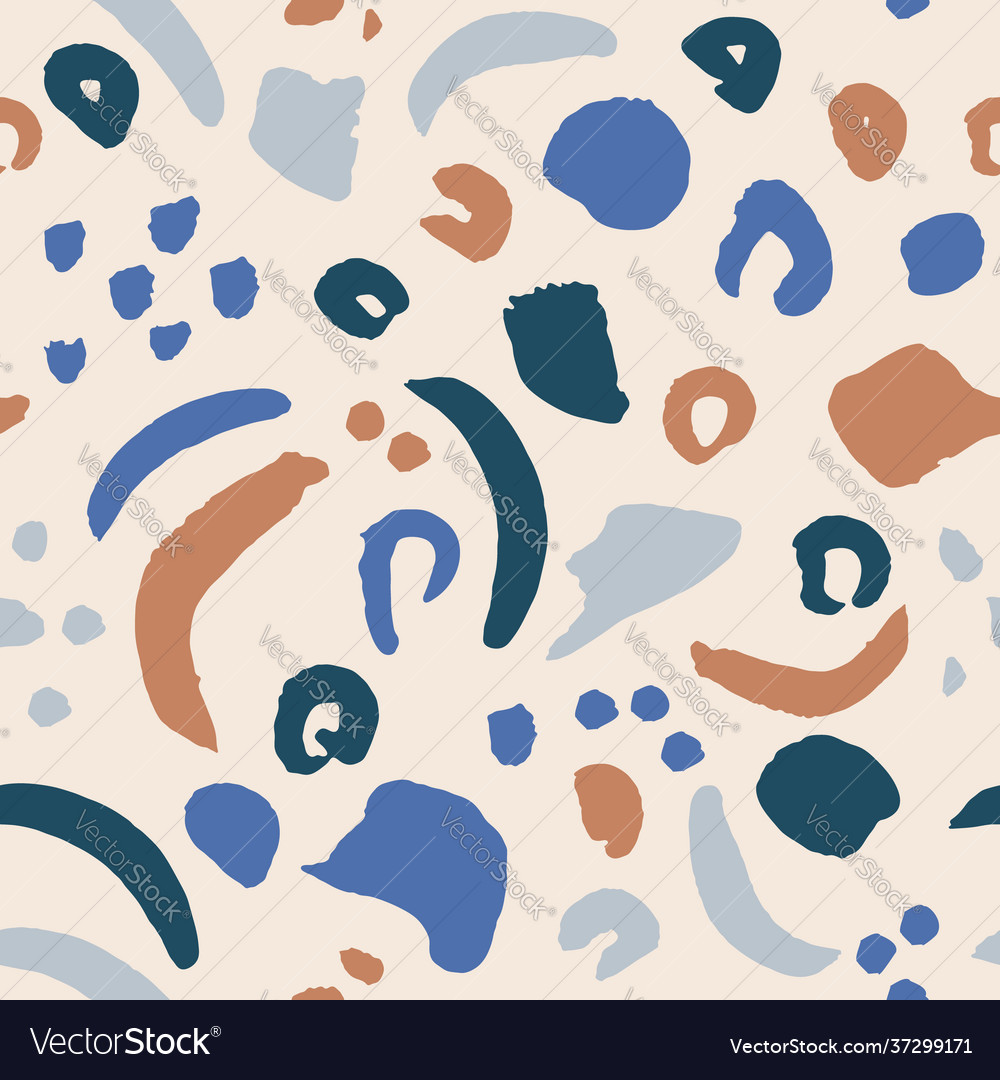 Colorful seamless pattern in boho style