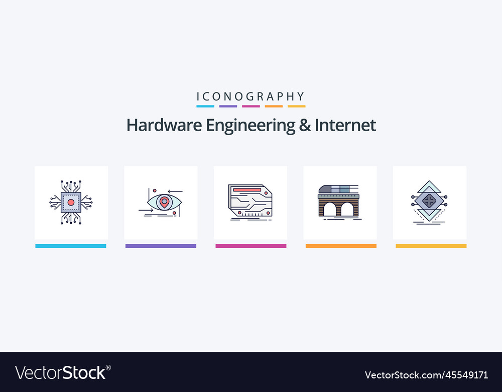 Hardware engineering and internet line filled 5