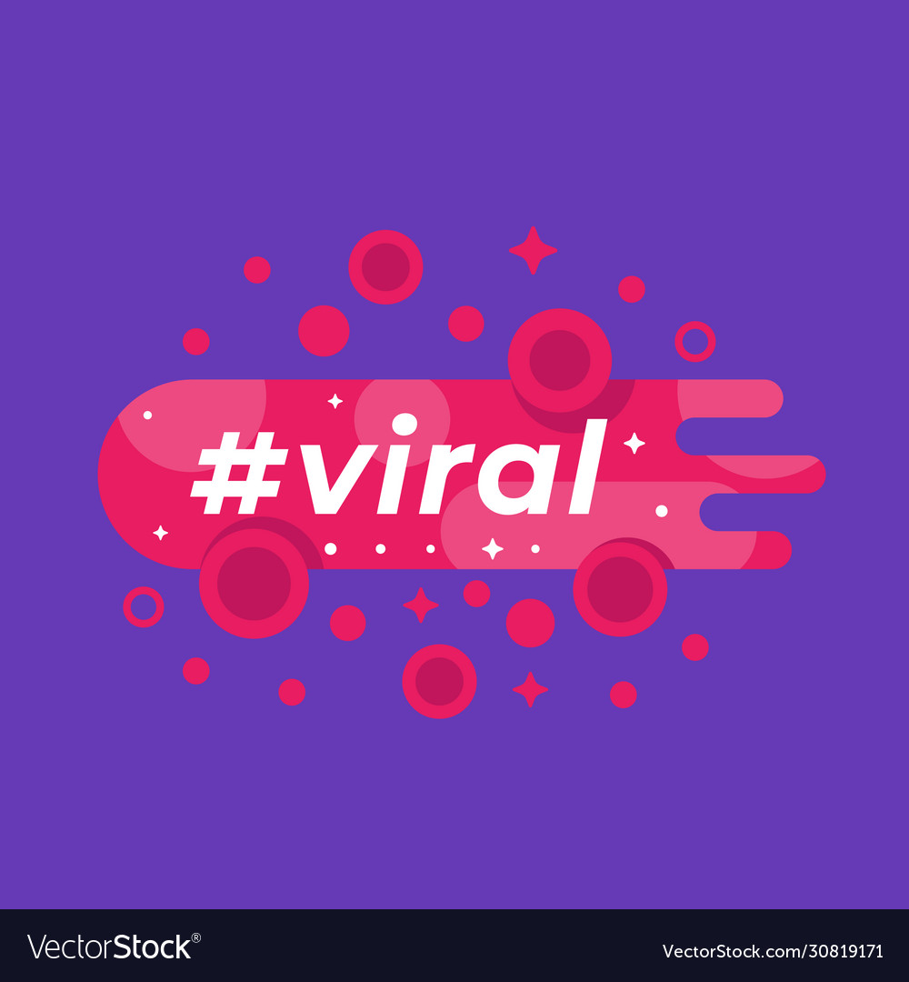 Hashtag viral design