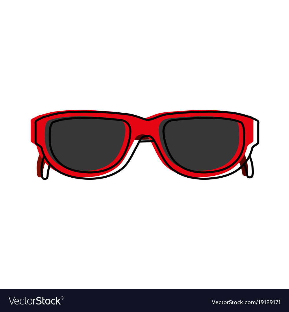 Isolated glasses design Royalty Free Vector Image