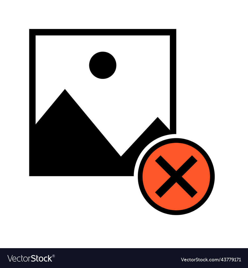 No image symbol missing available icon gallery vector image No image symbol missing available icon gallery