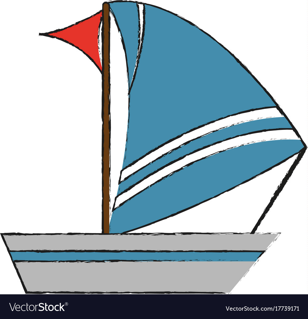 Sailboat ship icon image