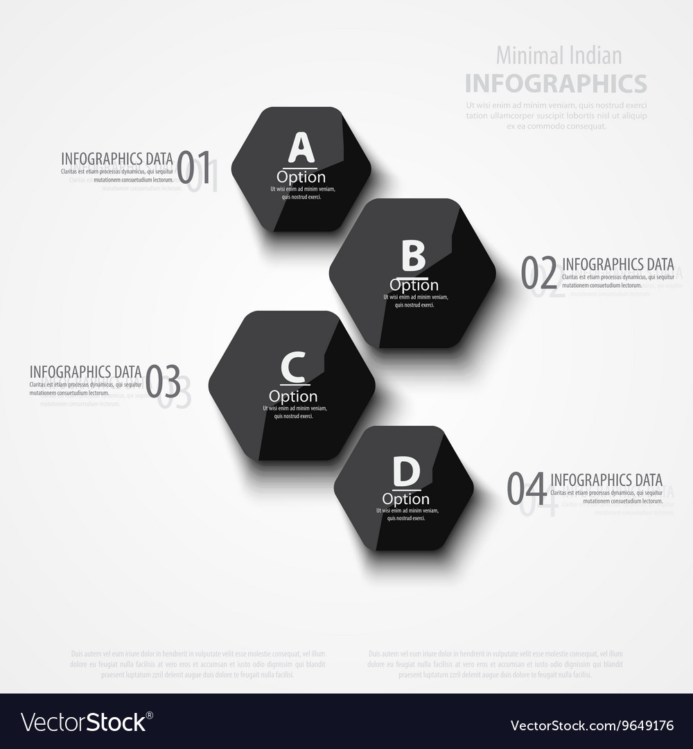 Abstract polygons background