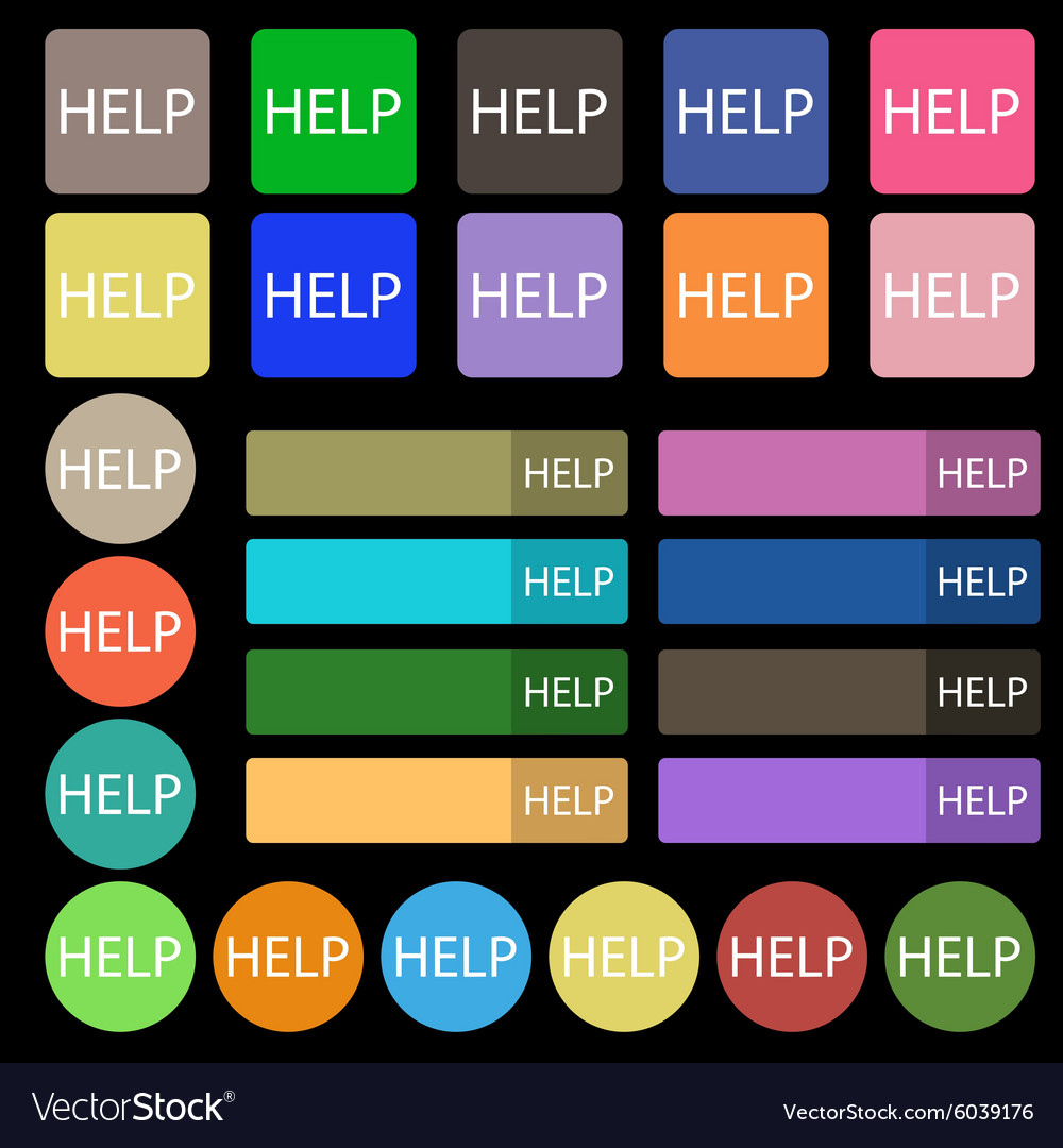 Help point sign icon question symbol set from