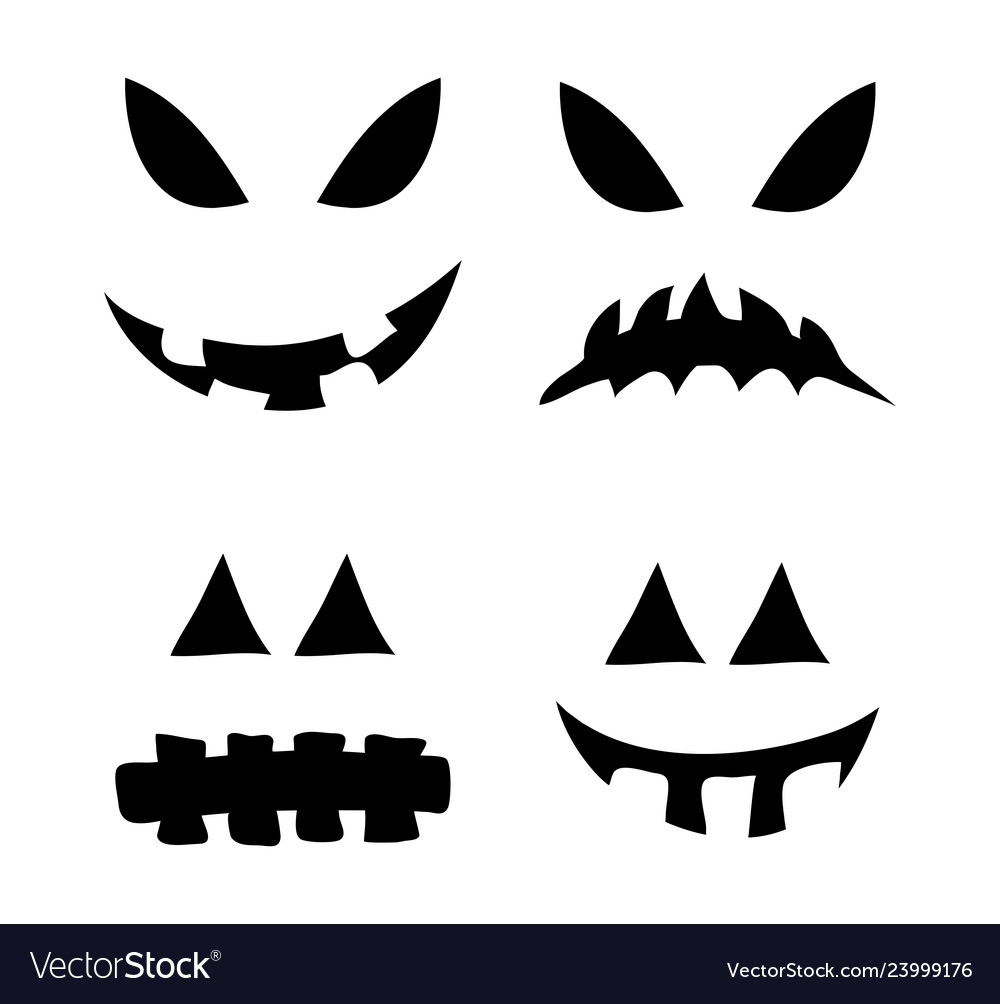 Jack o lantern smile silhouette symbol icon