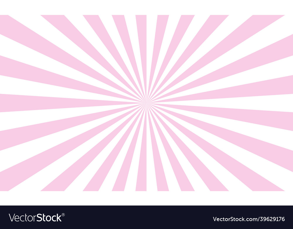Pink white color burst background Royalty Free Vector Image