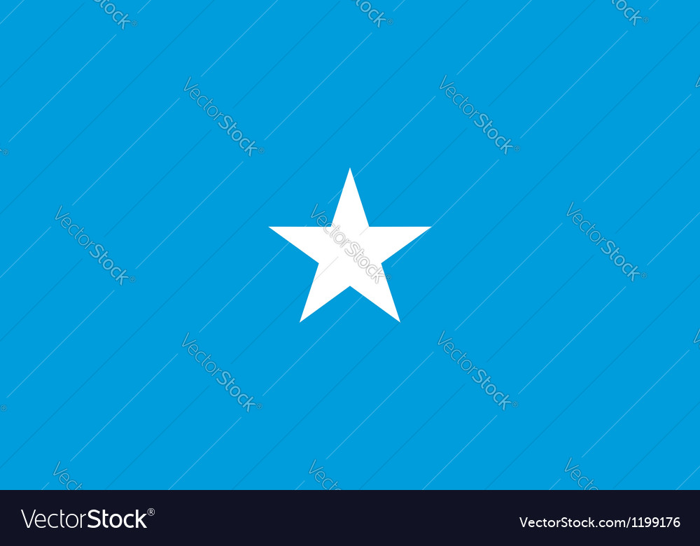 Somalia flag Royalty Free Vector Image - VectorStock