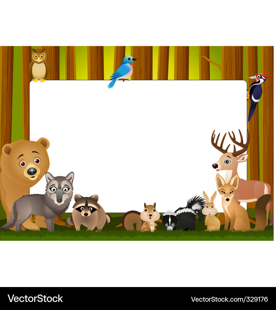 Wild animals Royalty Free Vector Image - VectorStock