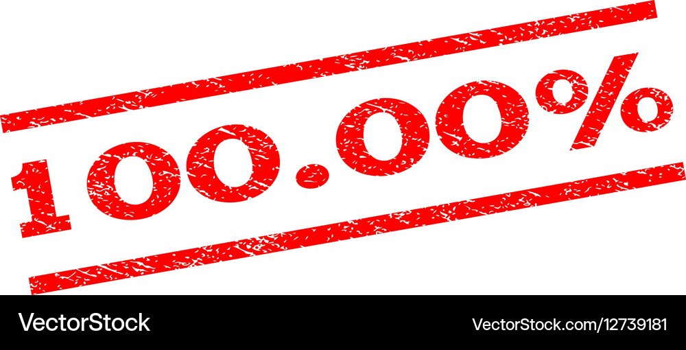10000 percent watermark stamp Royalty Free Vector Image