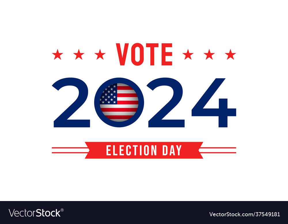 2024 united states america presidential Royalty Free Vector