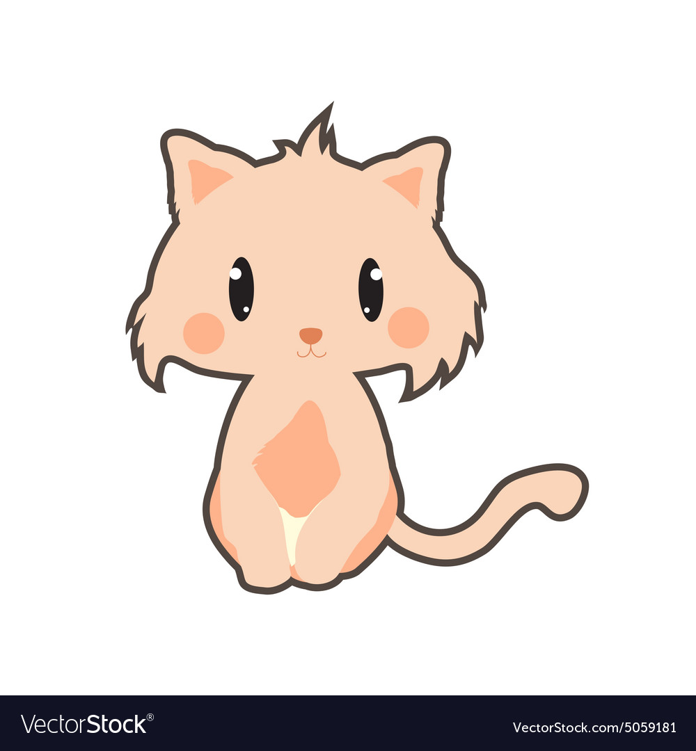 Cute cartoon cat