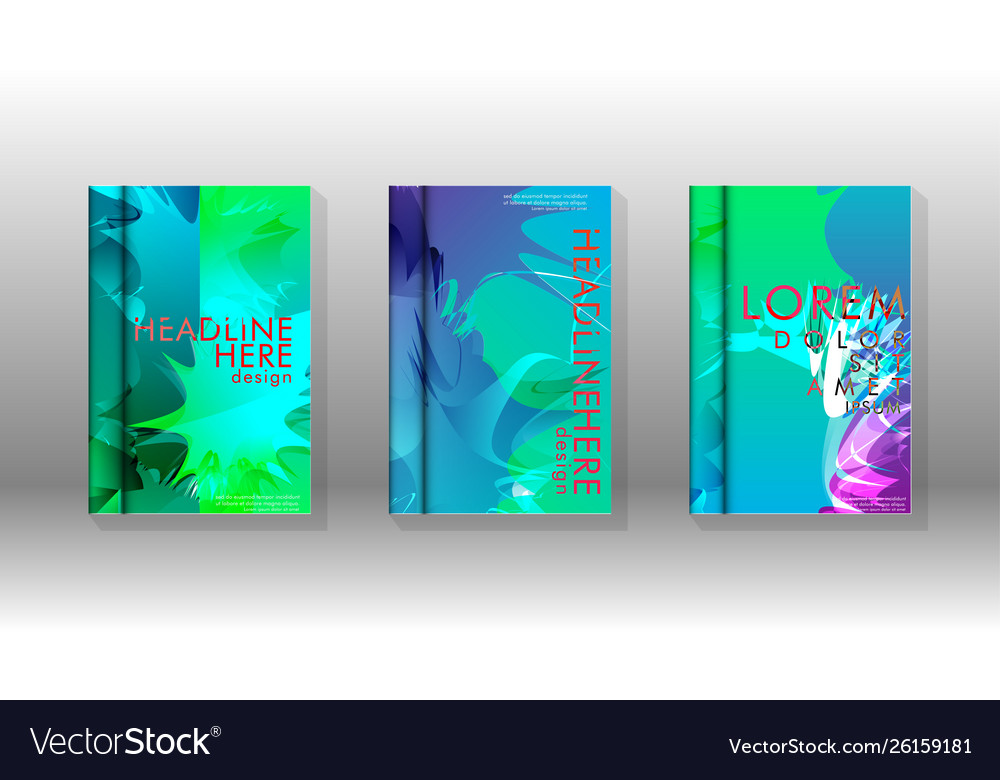 Design background cover with colorful abstract