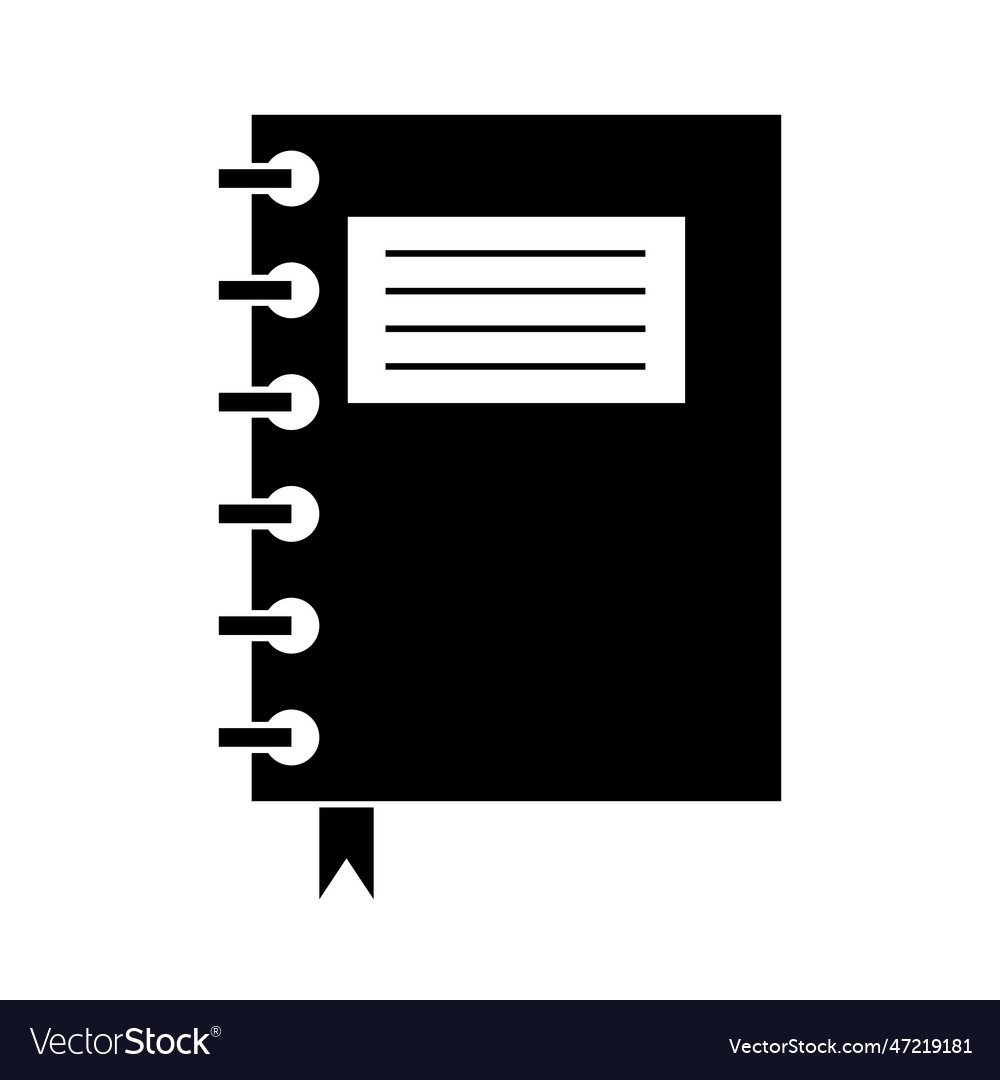 Diary simple solid icon