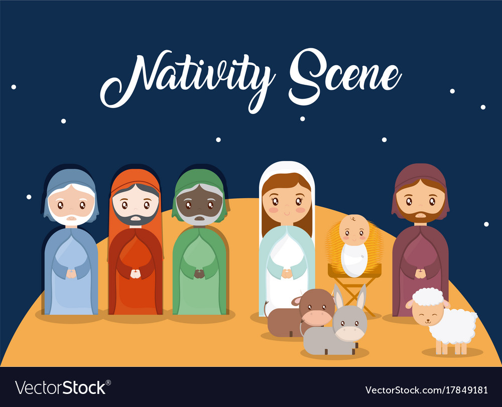 Holy family design Royalty Free Vector Image - VectorStock