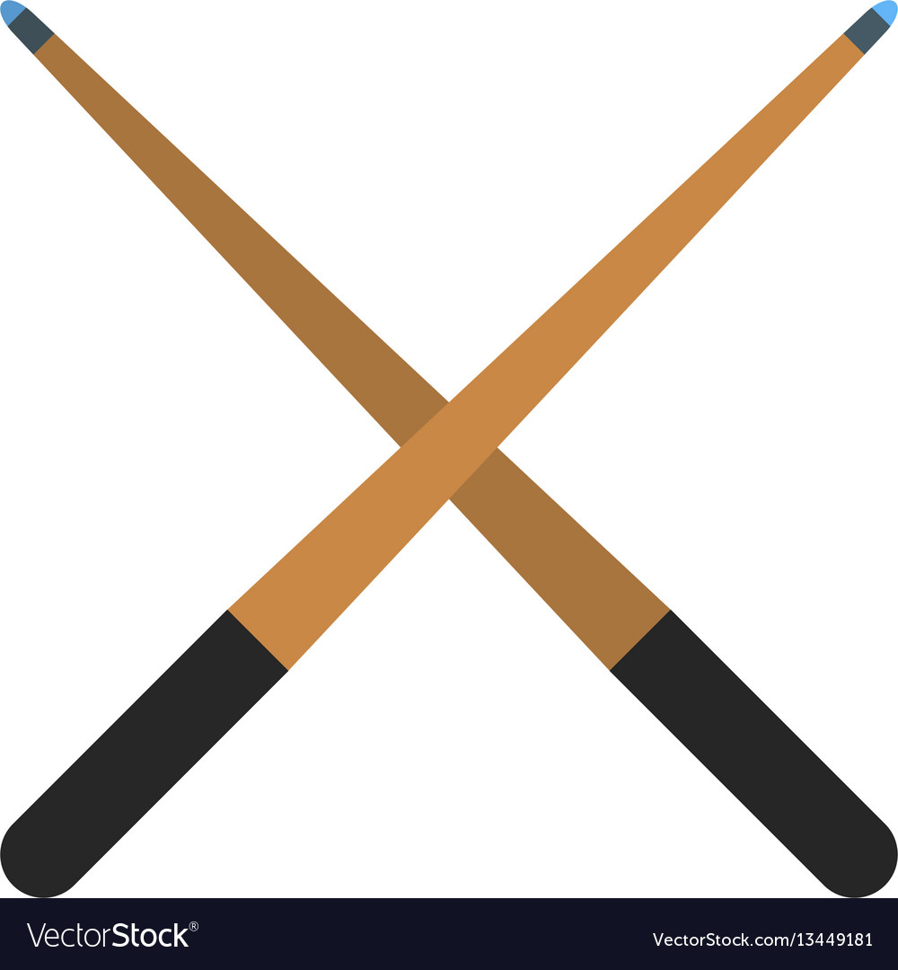 Pool cue Royalty Free Vector Image - VectorStock