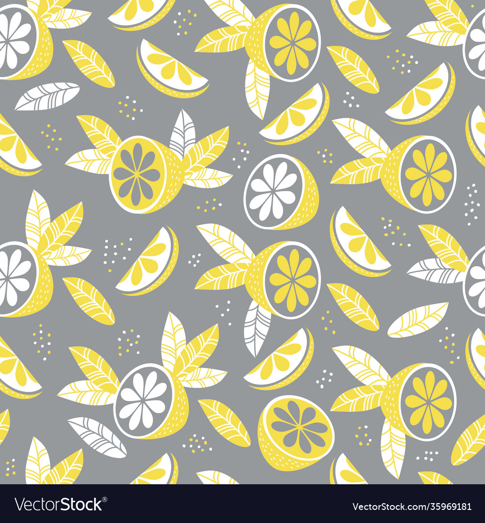 Seamless patternabstract pattern in yellow-gray Vector Image Seamless patternabstract pattern in yellow-gray