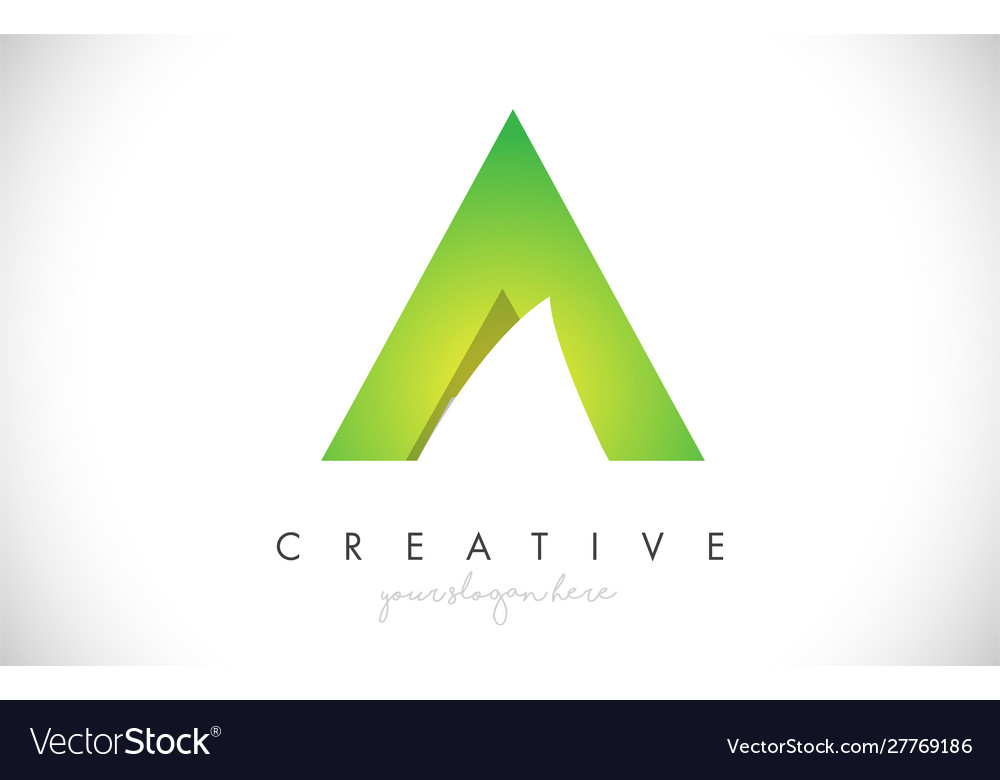 Ein Buchstaben-Design-Symbol mit Papierschnitt-Logo