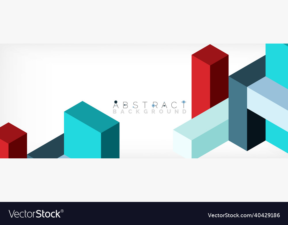 Abstract background 3d cubes cubic elements