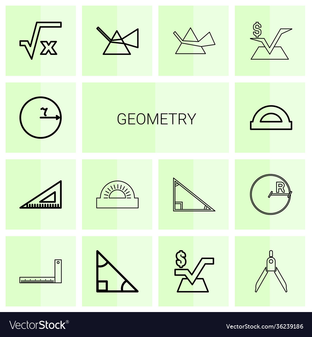 Geometry icons