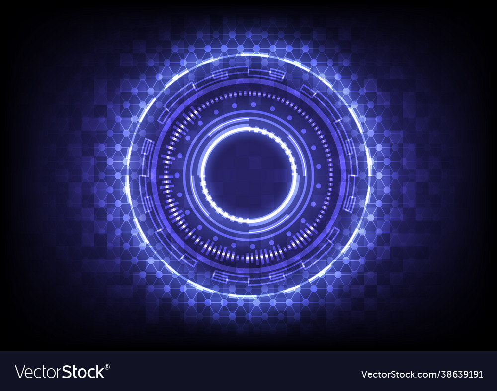 Digital infographic element computer data vector image Digital infographic element computer data