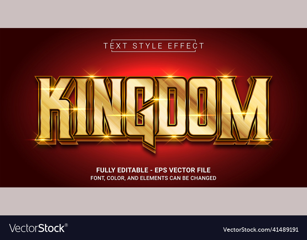 Kingdom text style effect