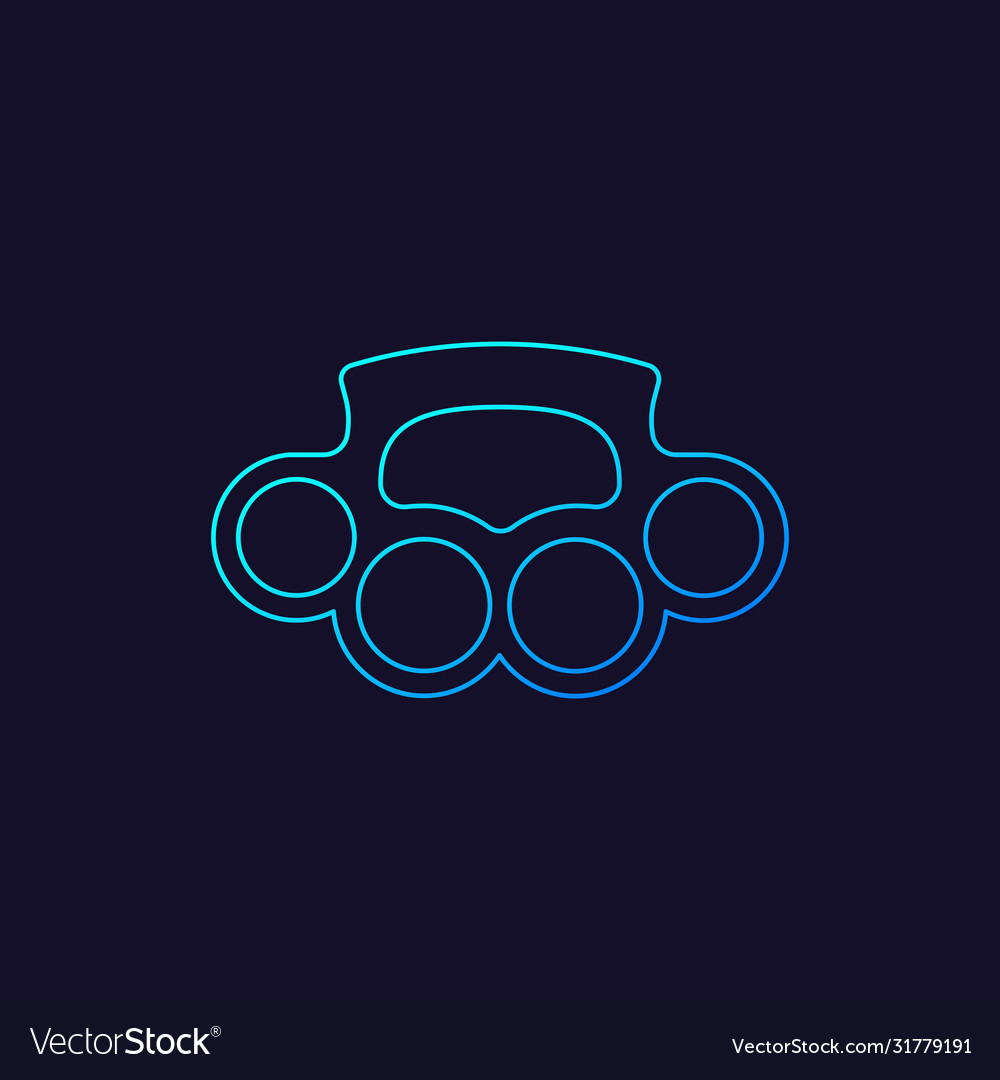 Knuckles line with gradient