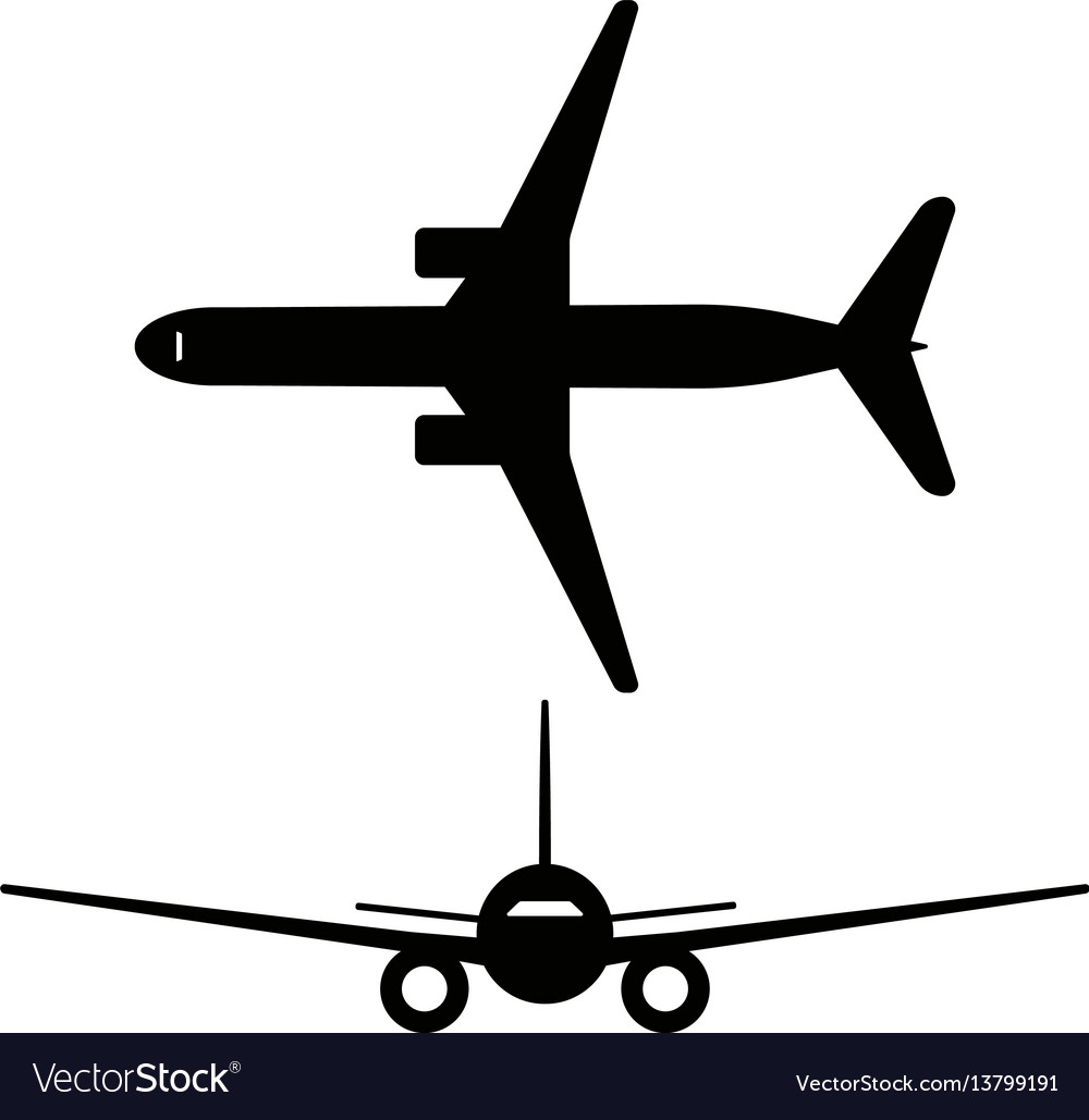 Passenger Airplane Icons