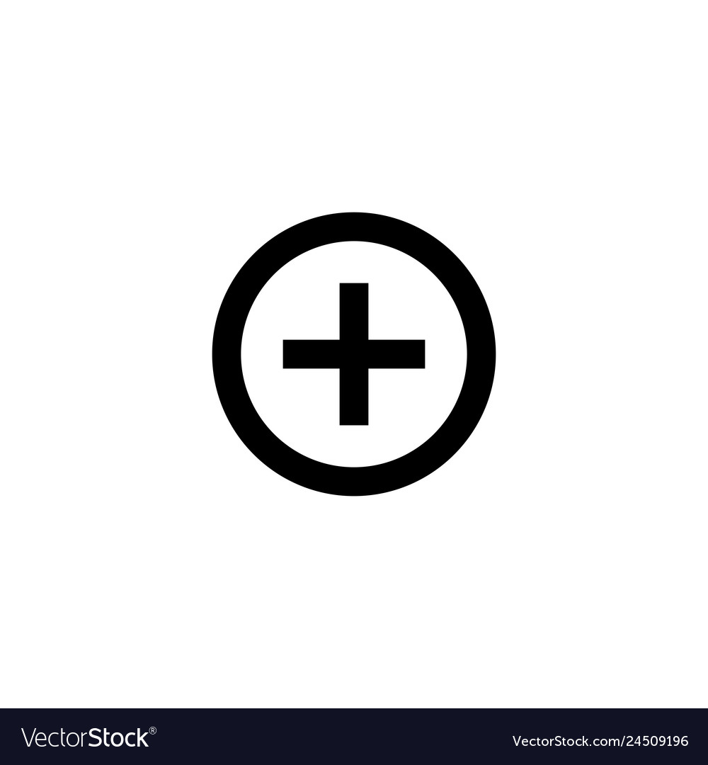 Add user icon plus sign vector image Add user icon plus sign
