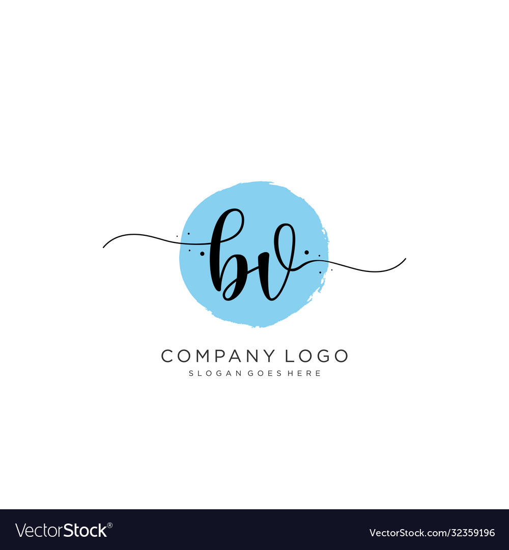 Bv erste handschriftliche Logo-Design